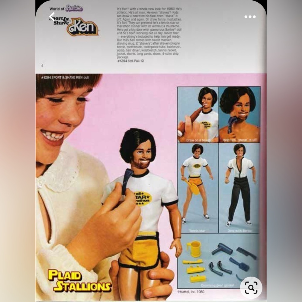 Barbie Vintage 1979 Sport and Shave Ken #1294